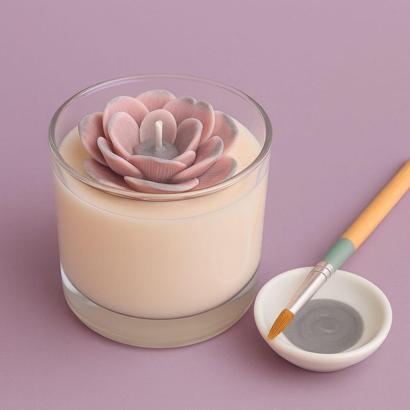 Pintura gris para pintar velas