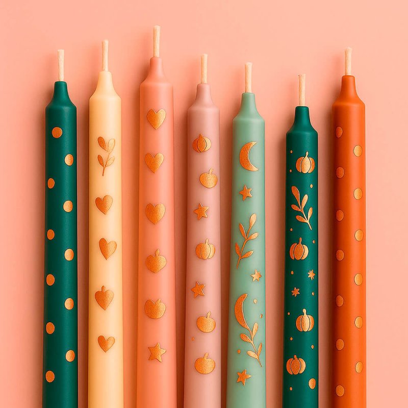 Pintura para velas cobre para dibujar en velas