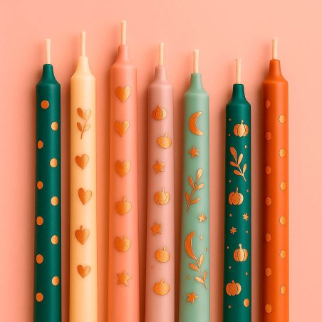 Pintura para velas cobre para dibujar en velas