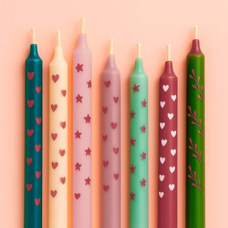 Pintura granate para dibujar en velas