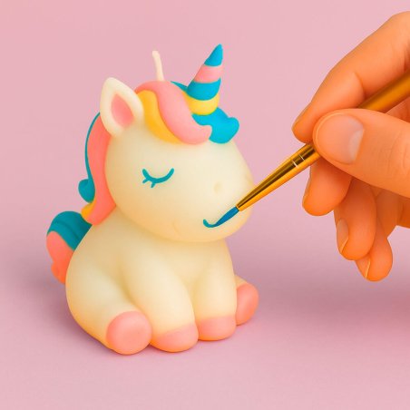 Pintura turquesa para pintar velas
