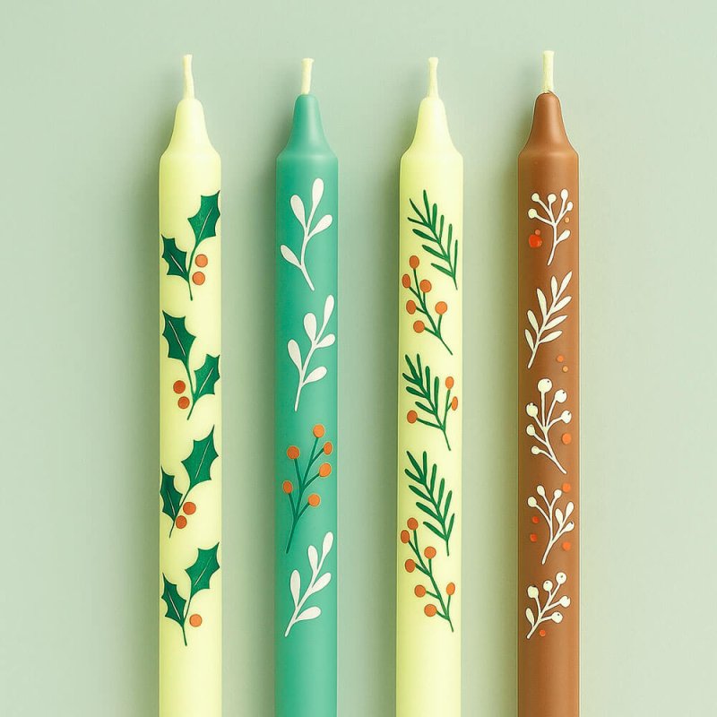 Pintura verde esmeralda para dibujar en velas