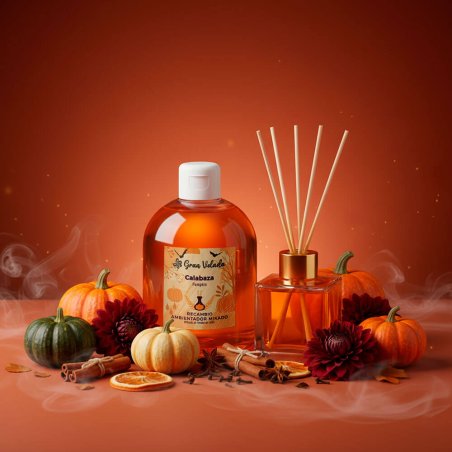 Recambio ambientador mikado calabaza para Halloween