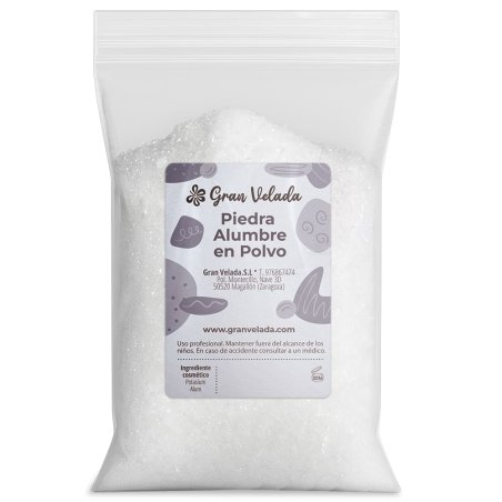 Piedra de alumbre en polvo