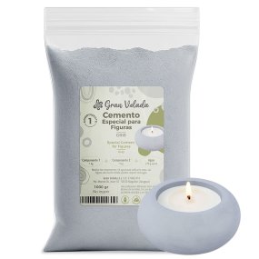 Cimento cinza especial para figuras