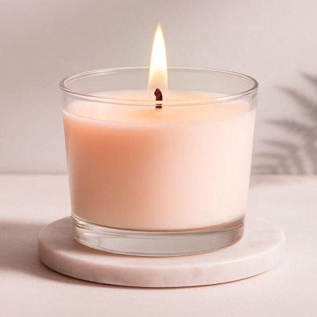 Vaso 230 ml de cristal para velas aromáticas