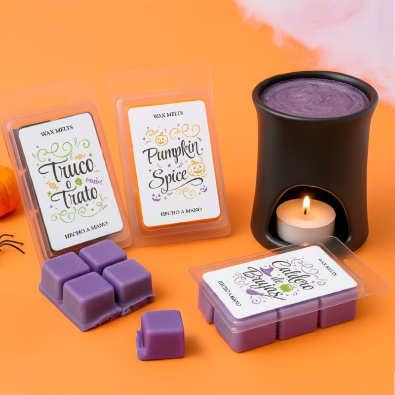 Blister egatinas Halloween para wax melts
