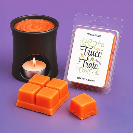 Pegatinas para decorar wax melts Truco o trato