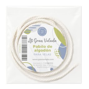 Pabilo de algodon para velas 7-8cm Pabilo de algodon para velas 7-8cm