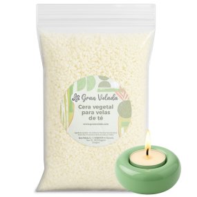 Cera vegetal para velas de té Cera vegetal para velas de té