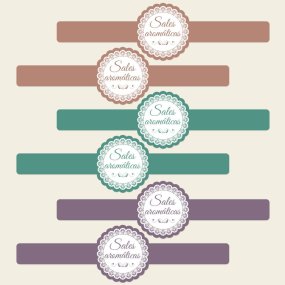 Adesivos sais aromaticos