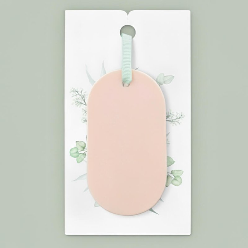 Cartón organic para colgar cerámica y cera perfumada