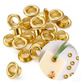 Œillets métalliques pour wax sachets