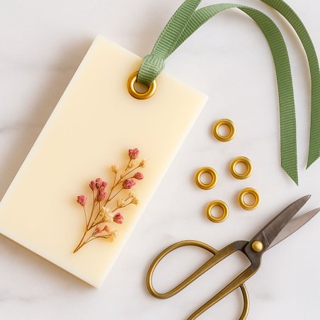 Arandelas metálicas para wax sachets