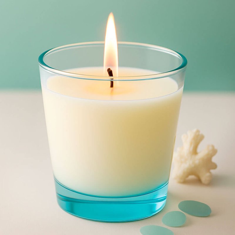 Vasos para velas 240 ml turquesa