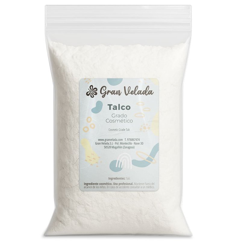 Talco grado cosmetico