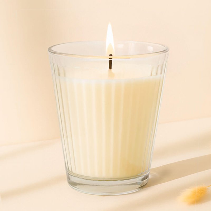 Vaso  230 ml rayas para hacer velas
