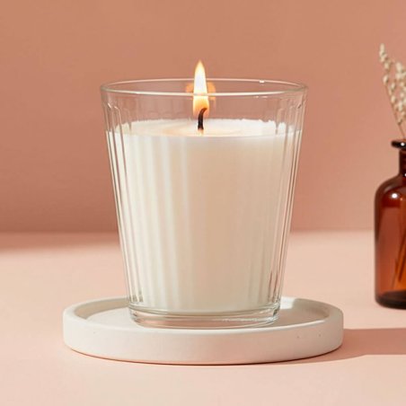 Vaso  230 ml rayas para velas
