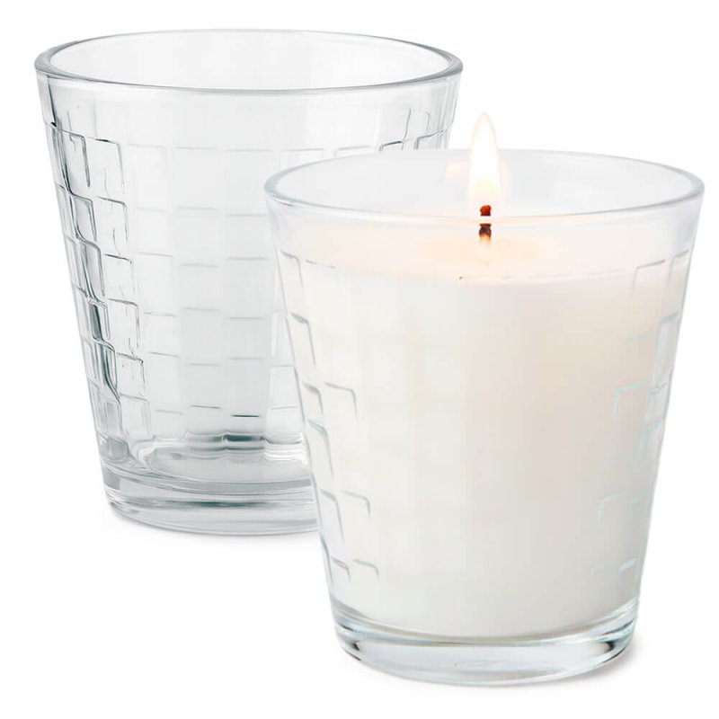 Vaso 230 ml mosaico para hacer velas aromaticas