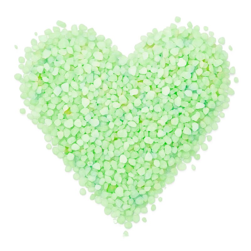 Sales aromáticas de manzana verde