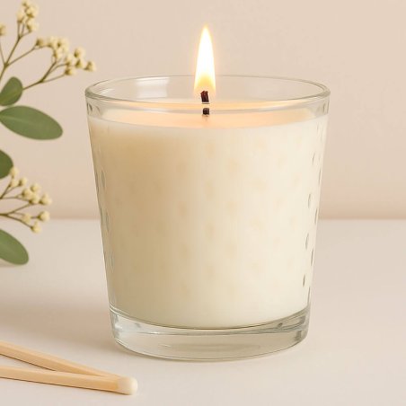 Vaso gotitas para hacer velas