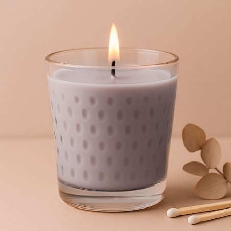 Vaso gotitas para hacer velas aromáticas