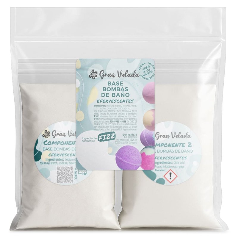 Base bombas de baño efervescentes