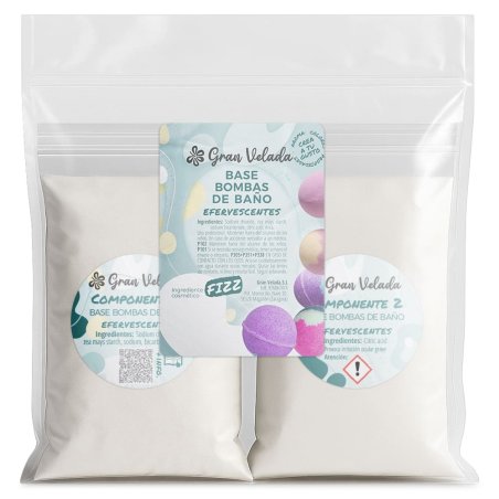 Base bombas de baño efervescentes