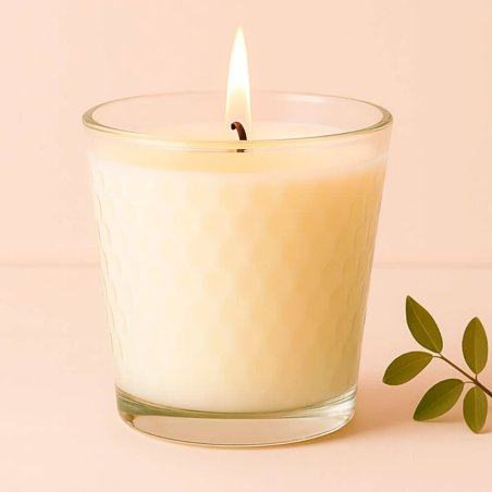 Vaso panal de abejas para hacer velas