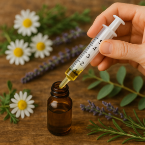 Petite seringue graduée