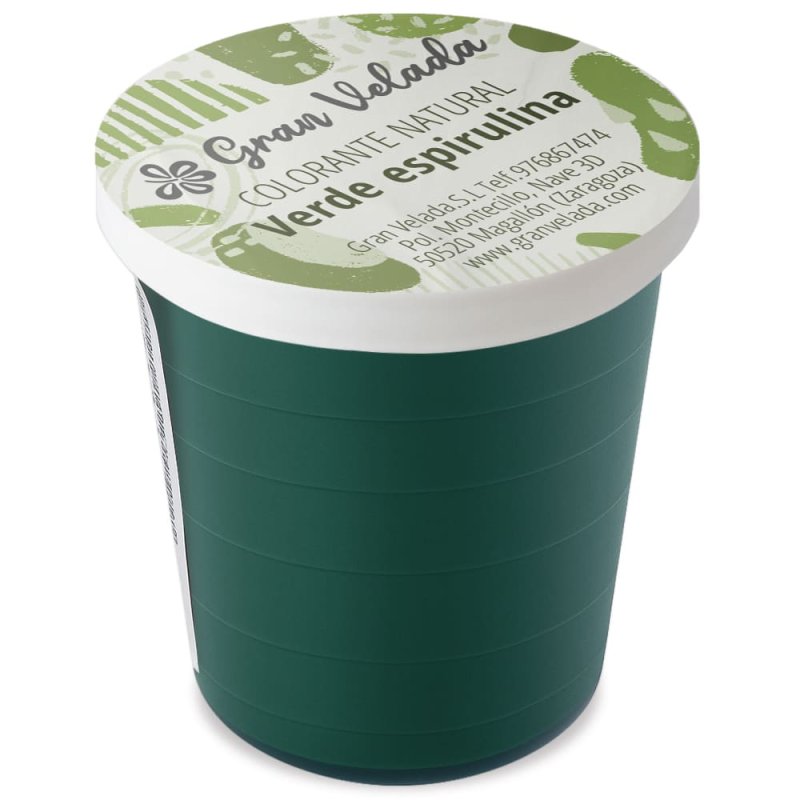 Colorante natural verde espirulina