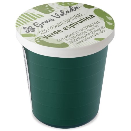 Colorante natural verde espirulina