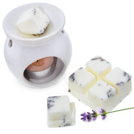 Blister para wax melts con un ejemplo en quemador