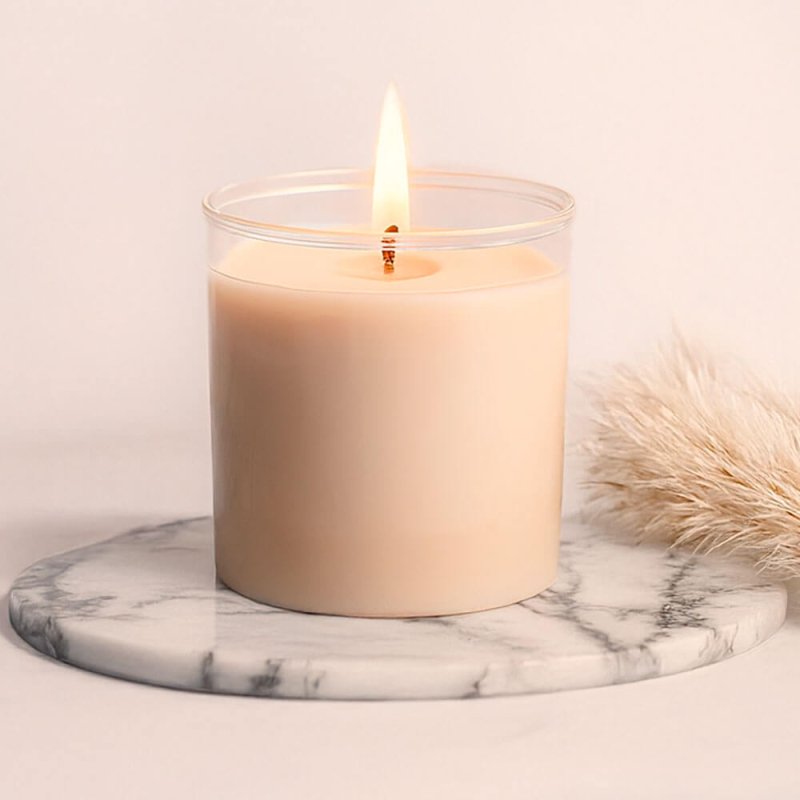 Vela hecha en vaso de policarbonato al por mayor