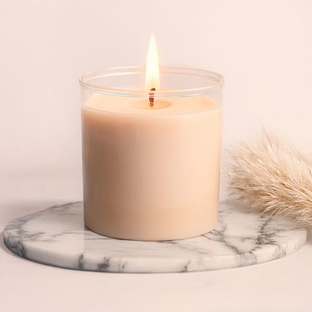 Vela hecha en vaso de policarbonato al por mayor