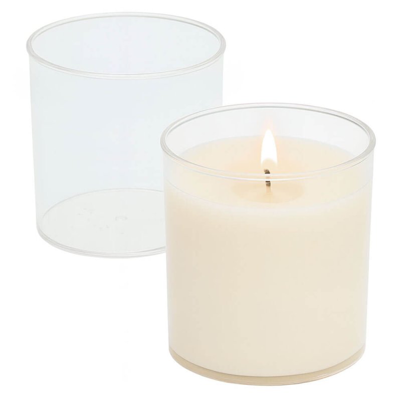 Vaso de policarbonato de 100 ml para velas aromáticas