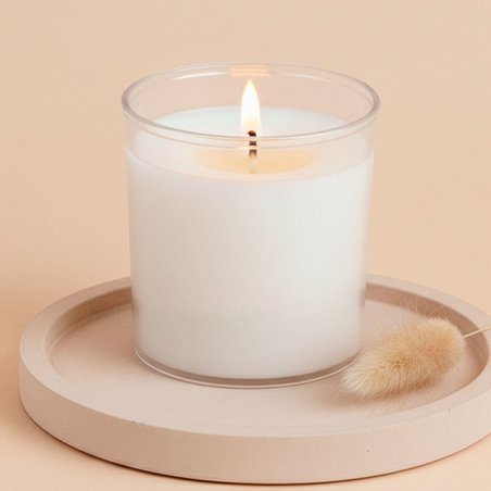 Vaso 100 ml para velas de policarbonato