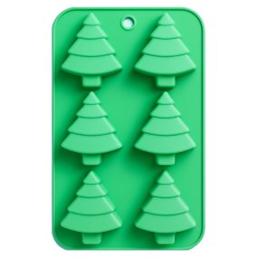 Molde de Natal, 6 Abetos