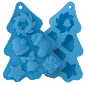 Molde 6 figuras de natal