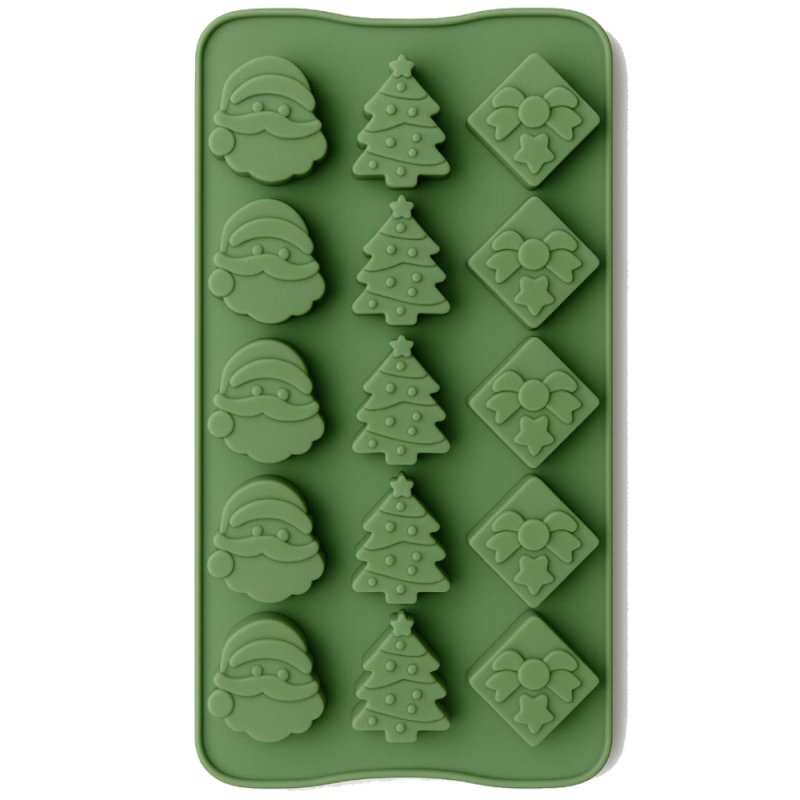 Molde 15 figuras de Navidad