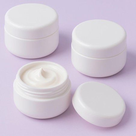 Tarro blanco para crema