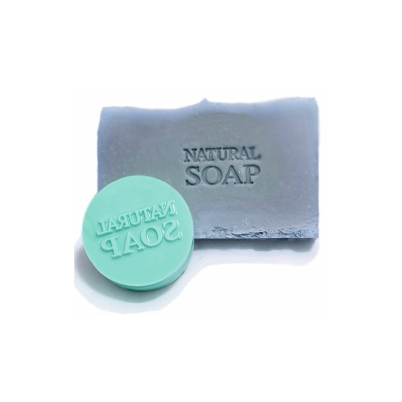 Carimbo para sabonetes circular Natural Soap - 2