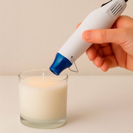 Pistola térmica de cerámica para hacer velas