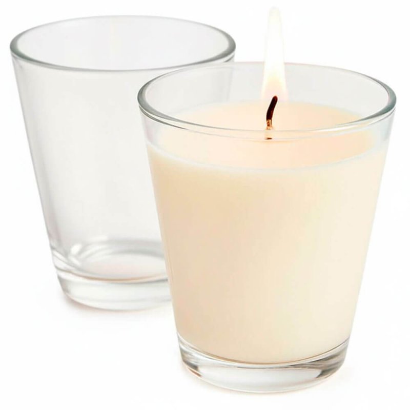 Vaso 125 ml redondo para velas