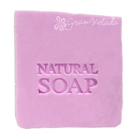 Sellos para jabones circular natural soap - Sello natural soap para jabones DIY. Venta online. - Sellos para jabones
