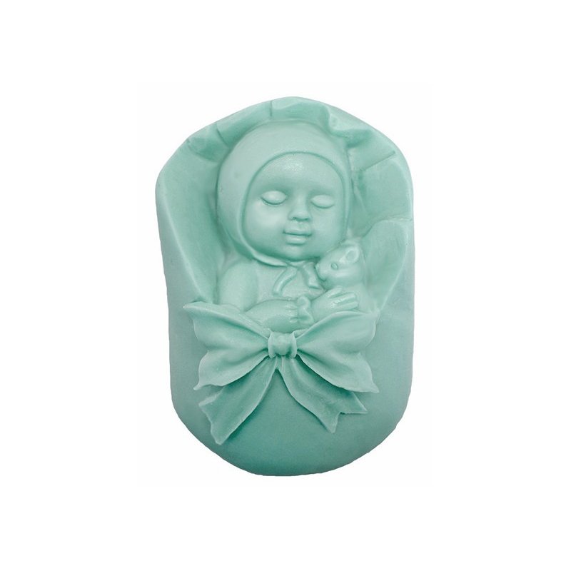 Molde bebé en moisés para jabón - Comprar molde jabón bebé en moisés. Gran Velada - Moldes Velas Decorativas