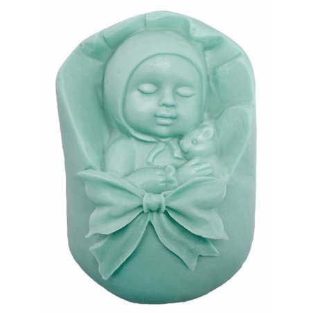 Molde bebé en moisés para jabón - Comprar molde jabón bebé en moisés. Gran Velada - Moldes Velas Decorativas