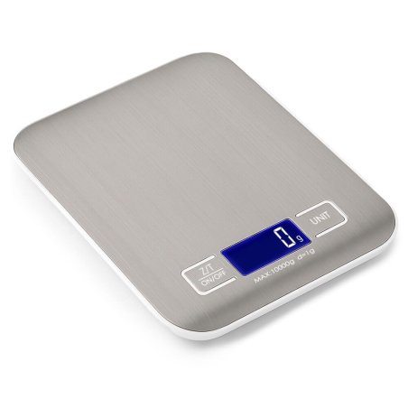 Bascula digital 5 kg plateada