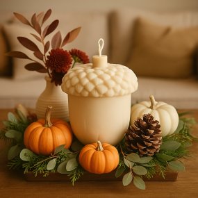 Molde vela bolota médio