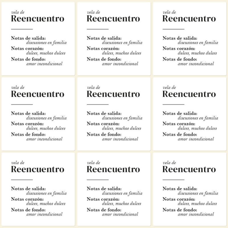 Blister de pegatinas de navidad para velas en vaso "Reencuentro"